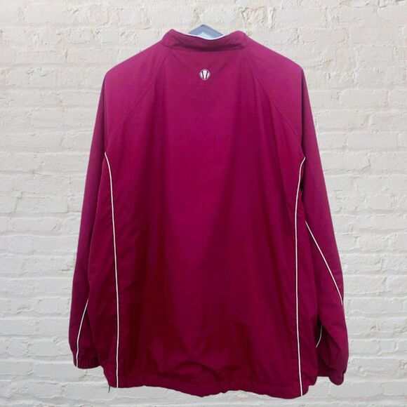 Sunice Golf Windbreaker XL Pink 1/4 Zip Athletic Pullover Performance Jacket - Picture 3 of 15